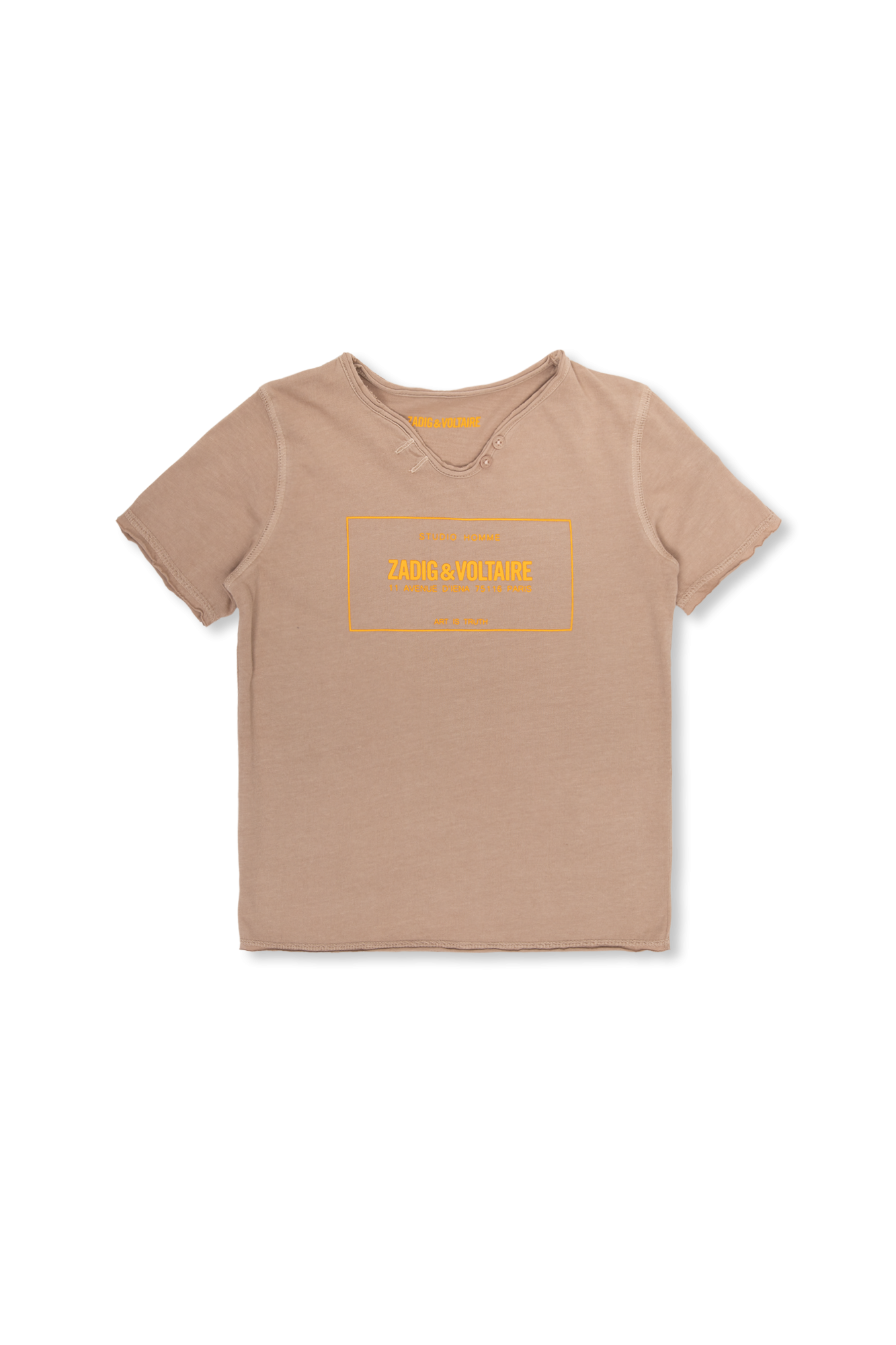 Printed-Logo Col   Tunisien T-shirt