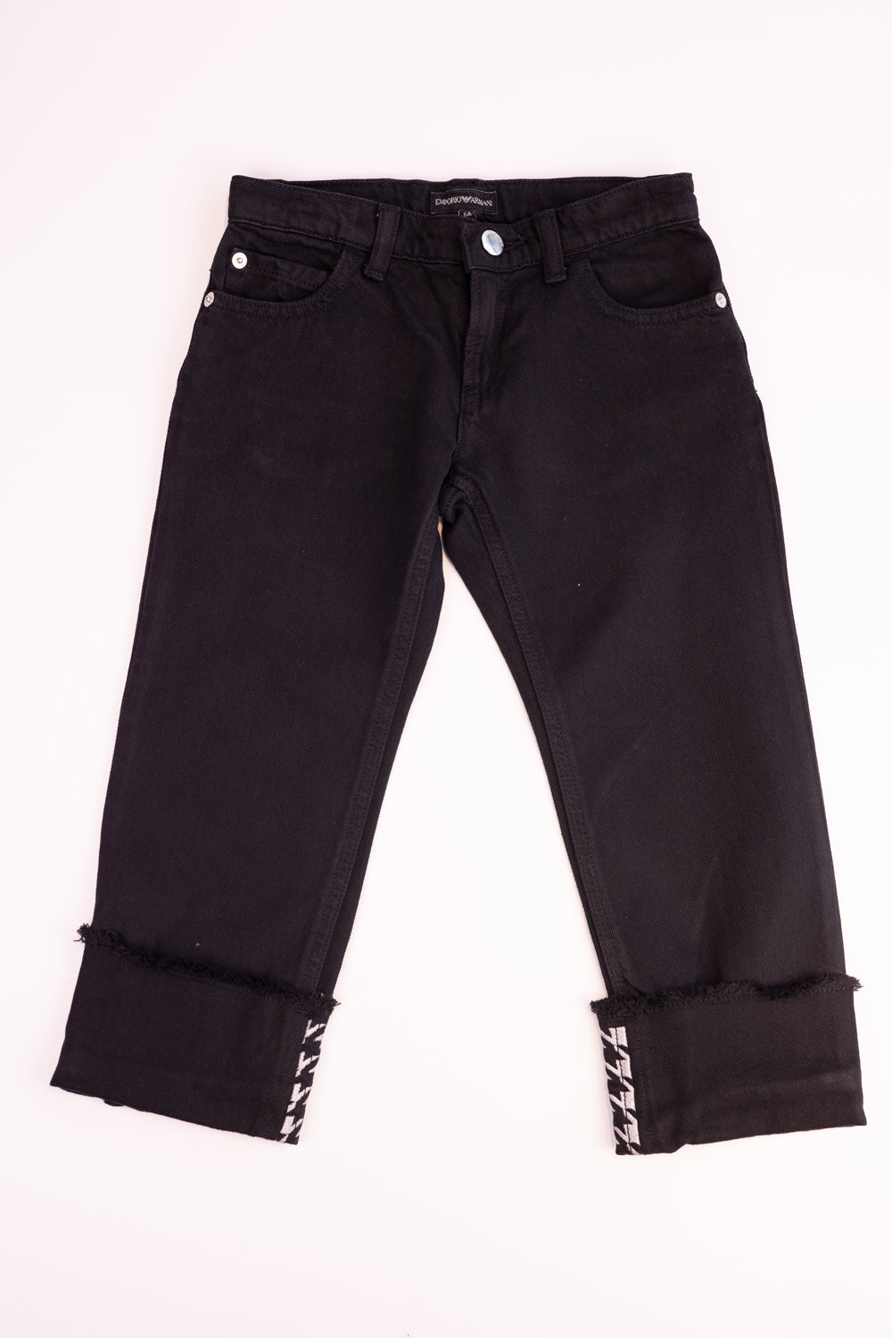 Jeans with houndstooth details