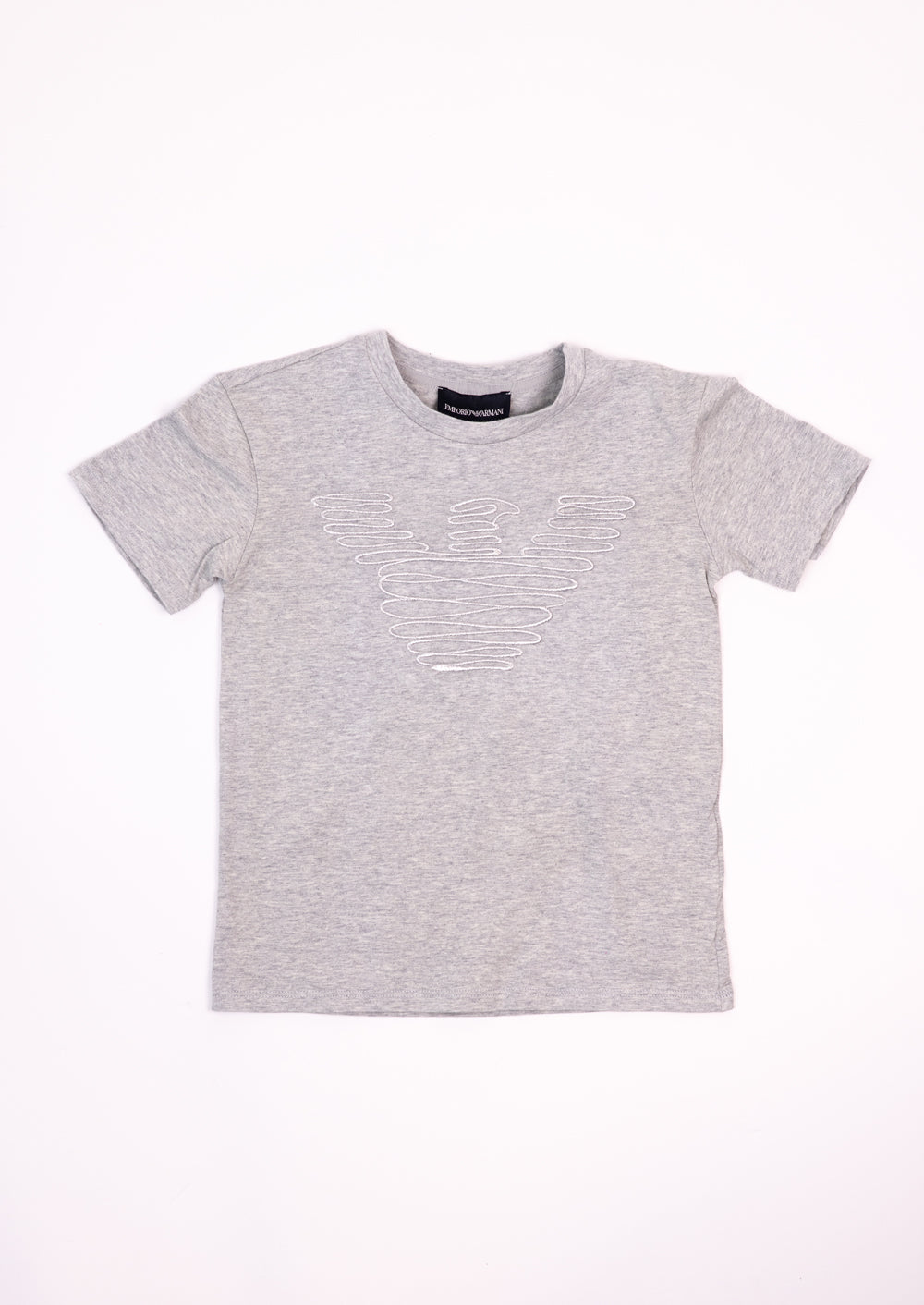 Silver Embroidered Logo Tshirt
