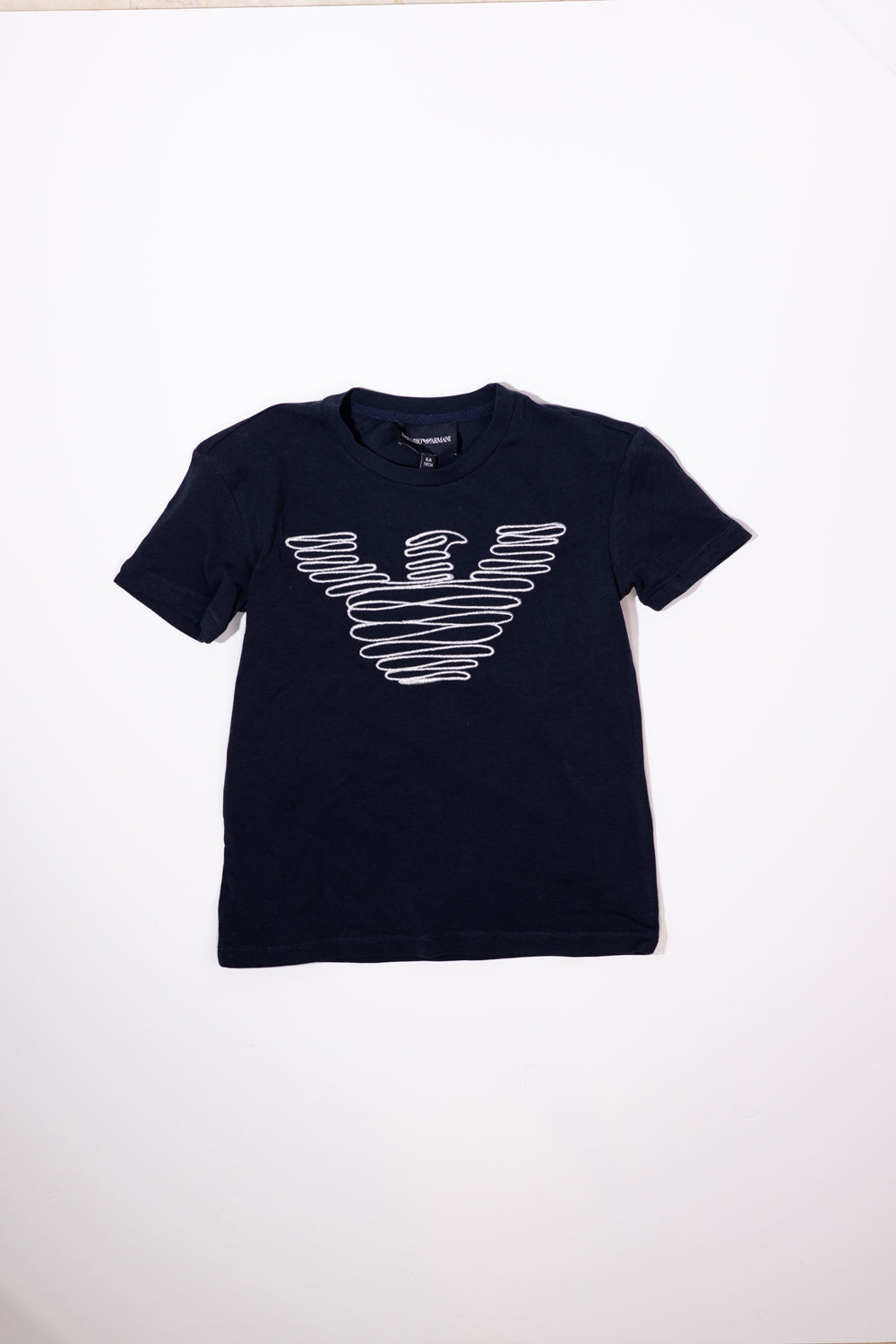 Silver Embroidered Logo Tshirt