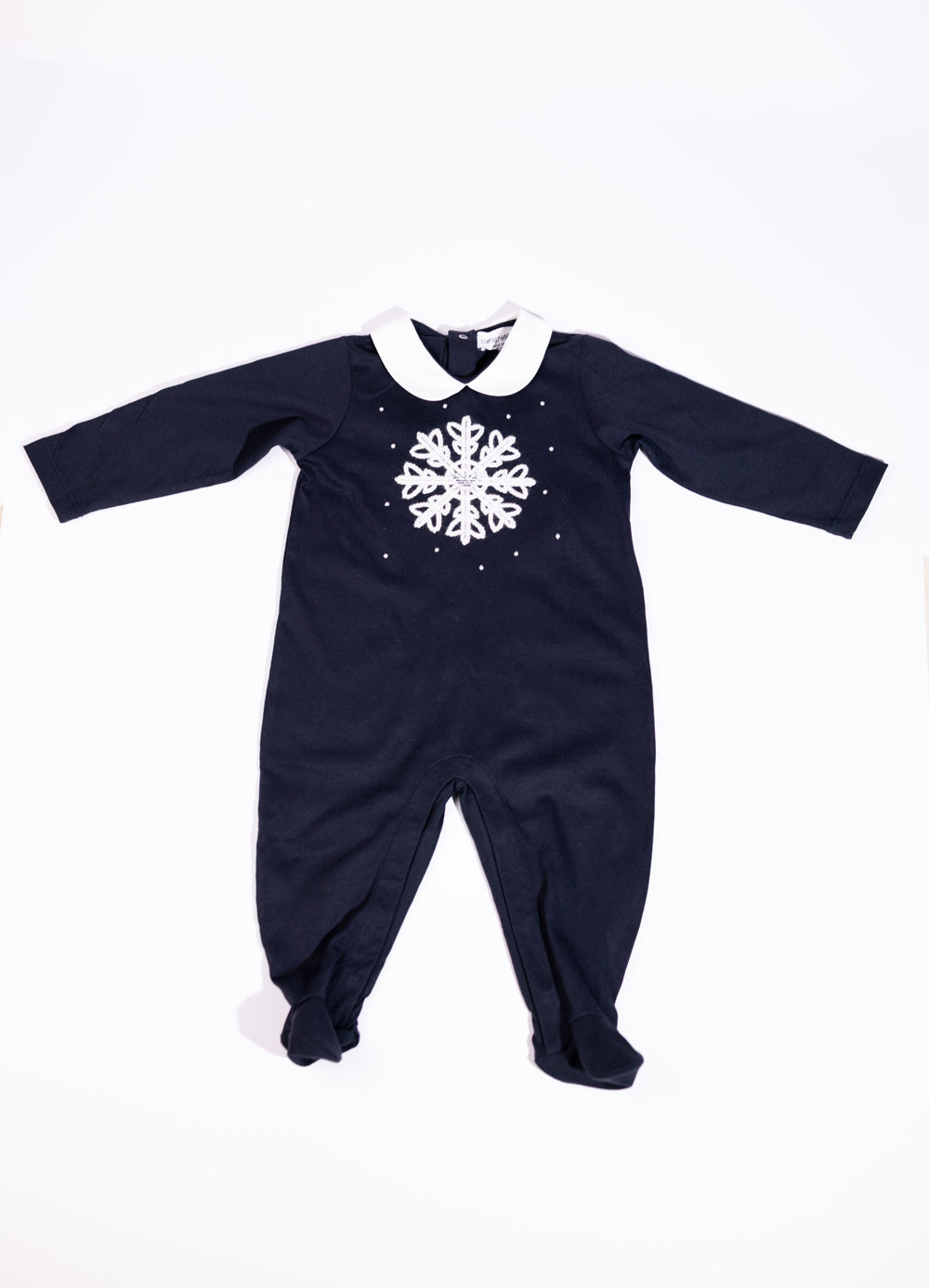 Emporio Armani Pyjamaa with Collar and Snowflake Design