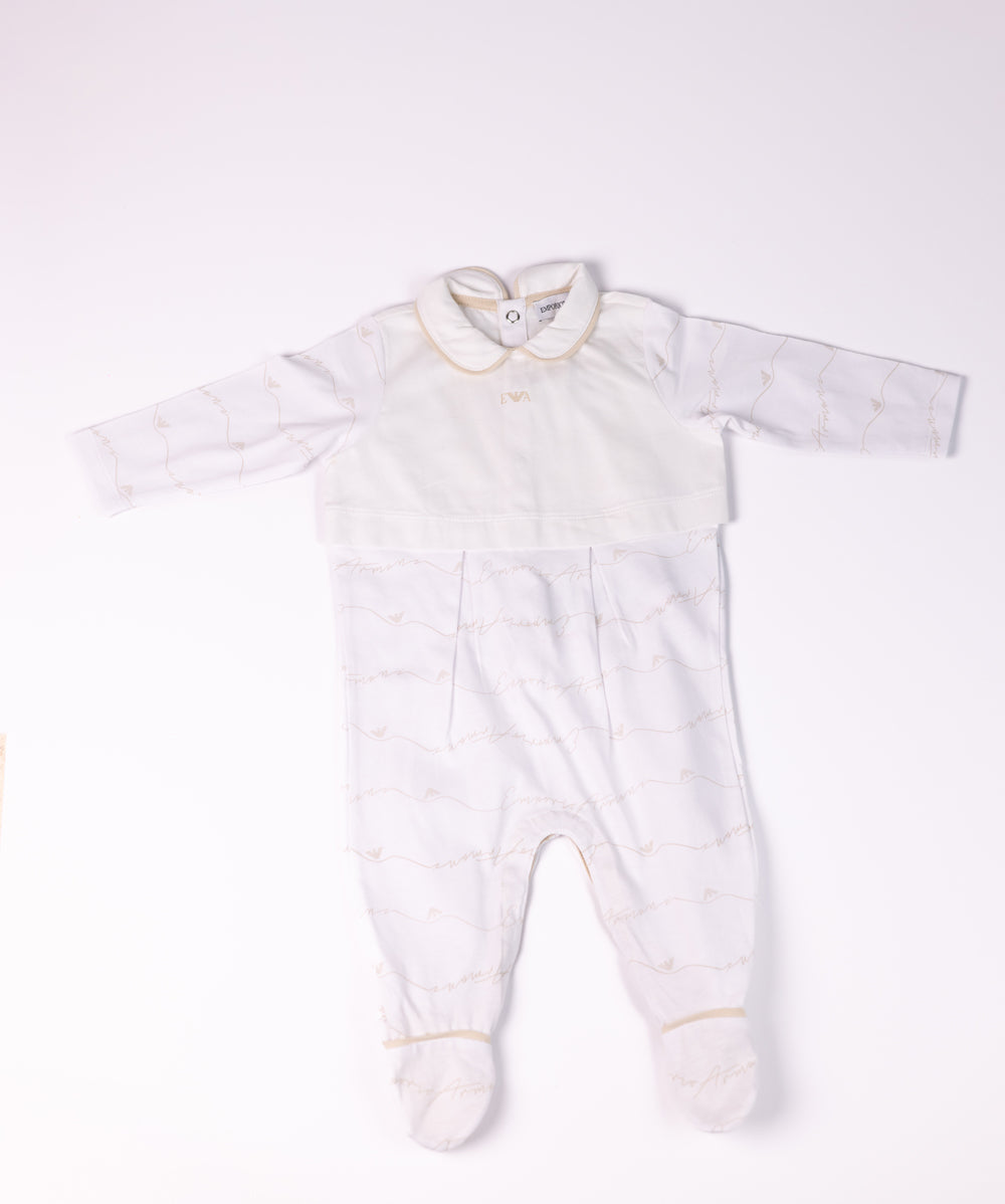 Emporio Armani Collared Pyjamaa with Logo
