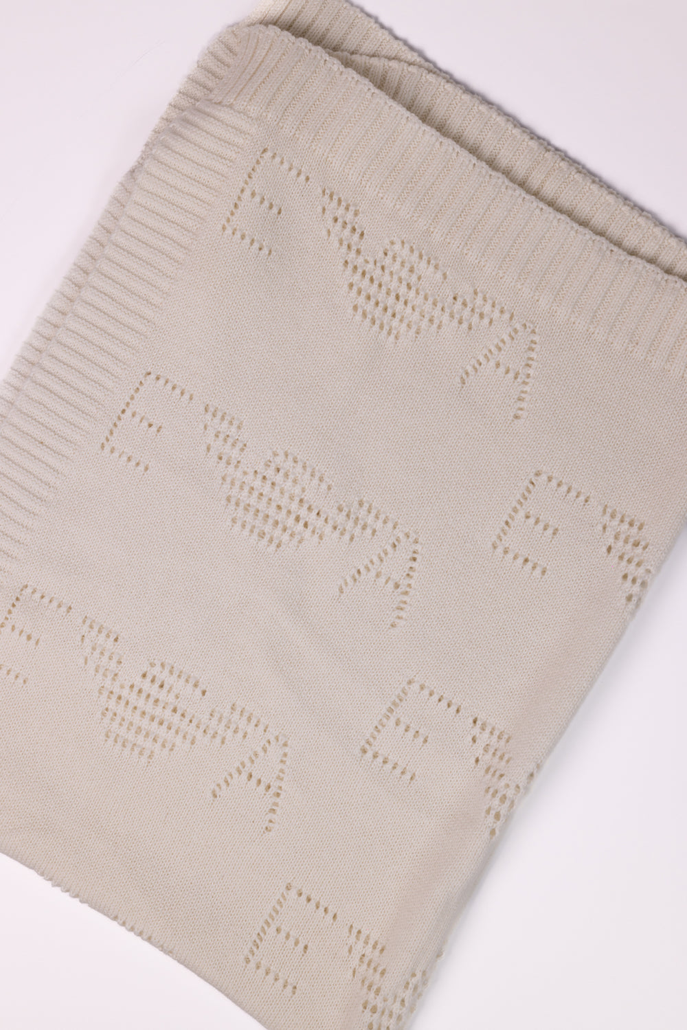 Emporio Armani Wool Blanket with Logo