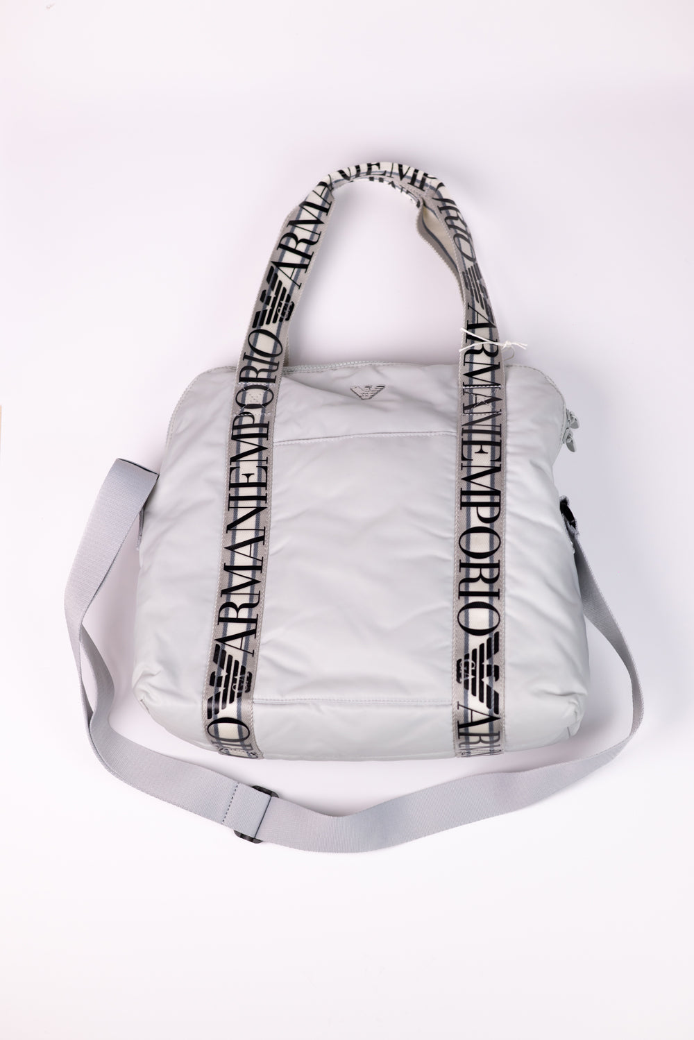 Emporio Armani Mommy’s Bag containing a changing mat and bottle holder with zip