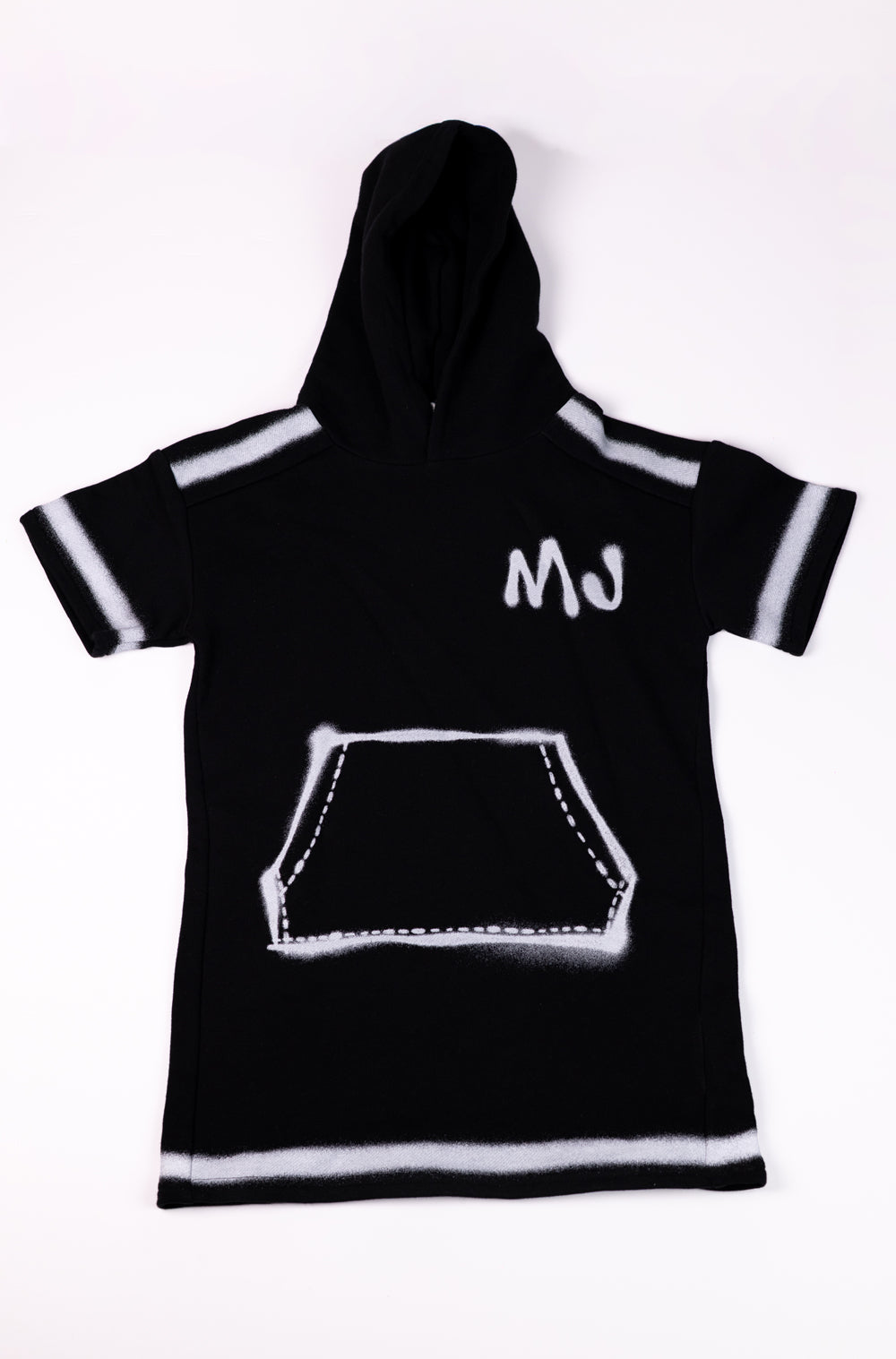 Printed Hooded Dress