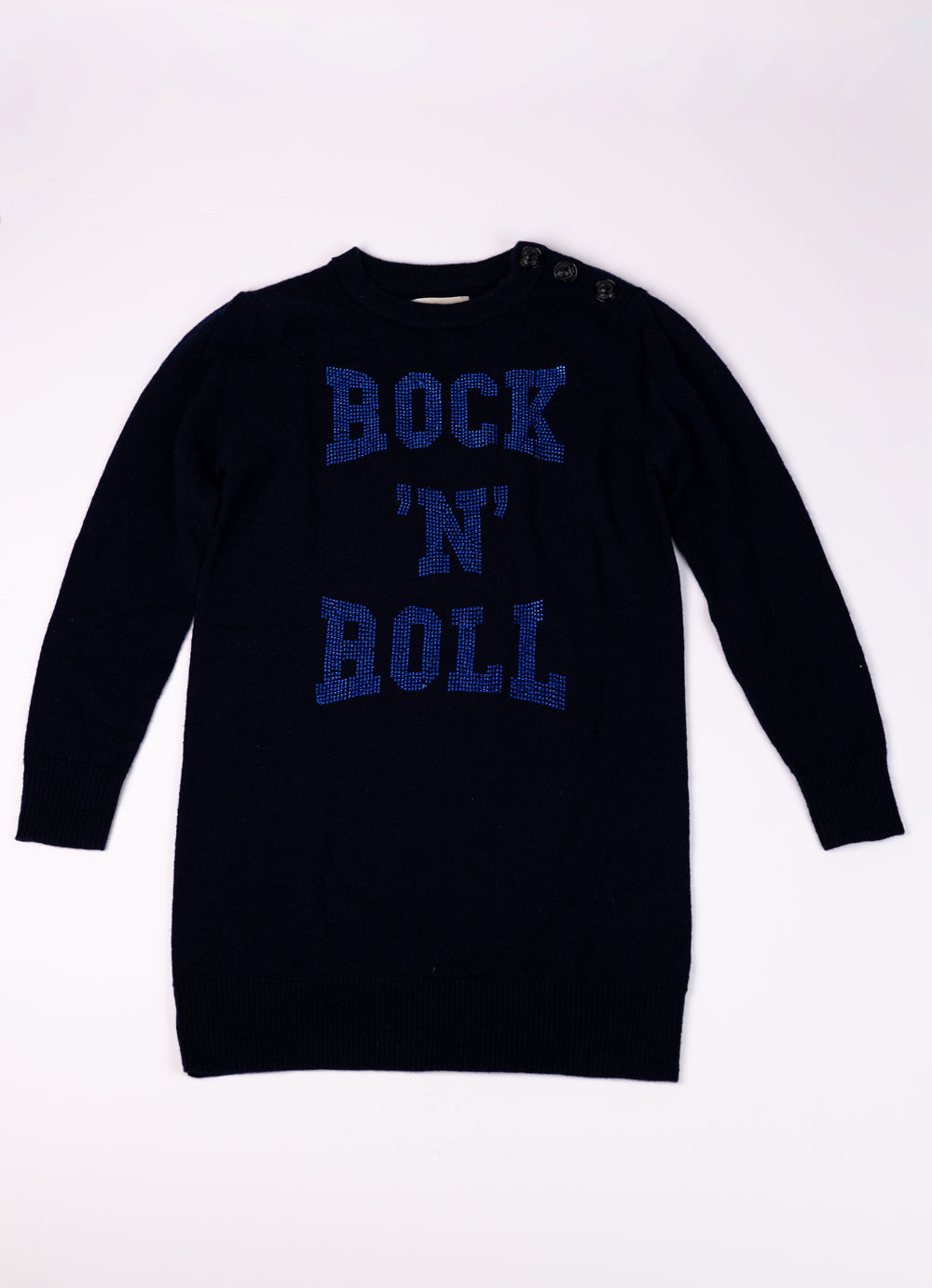Rock N Roll Embellished Knitwear Dress