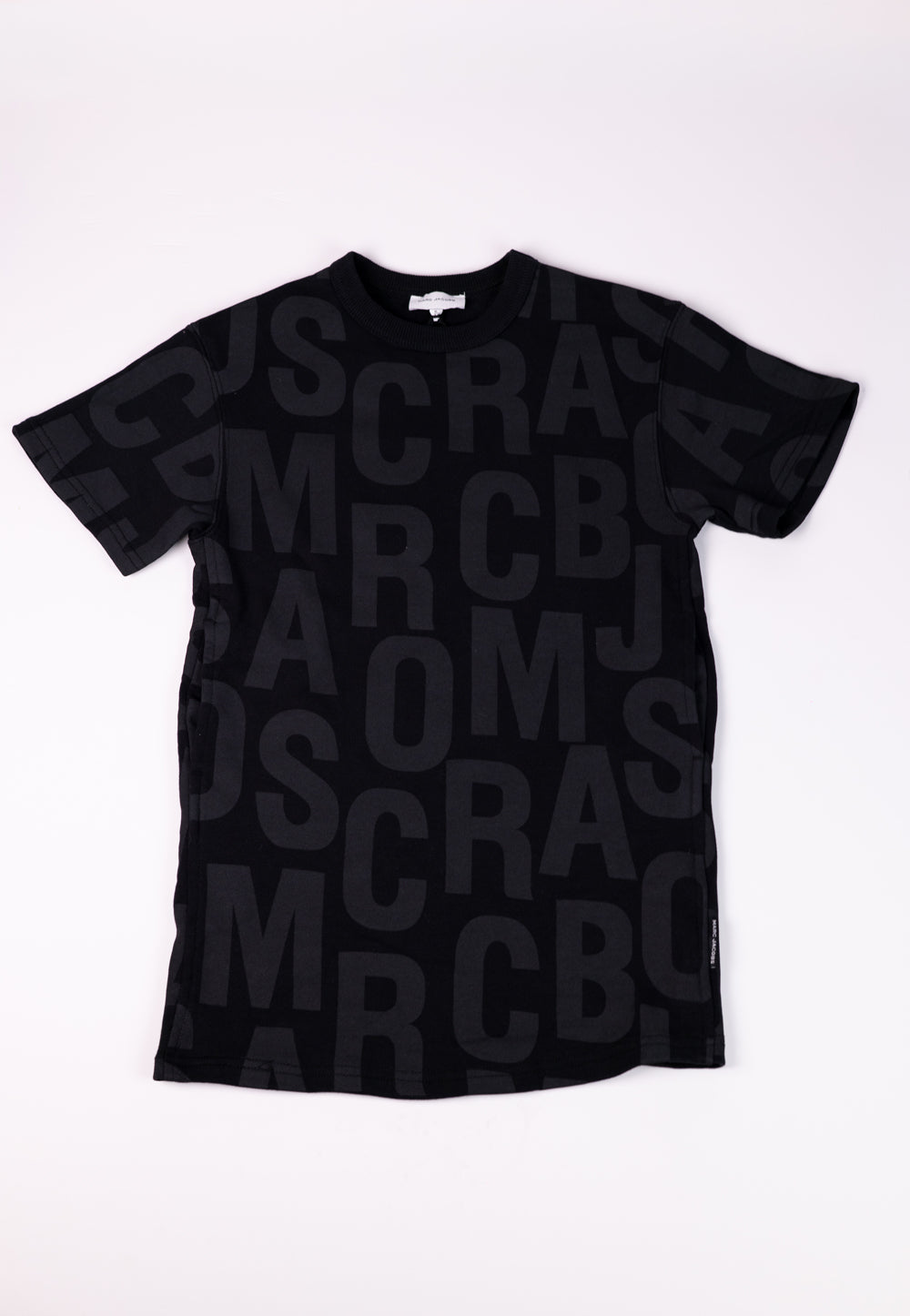 All-over logo print dress