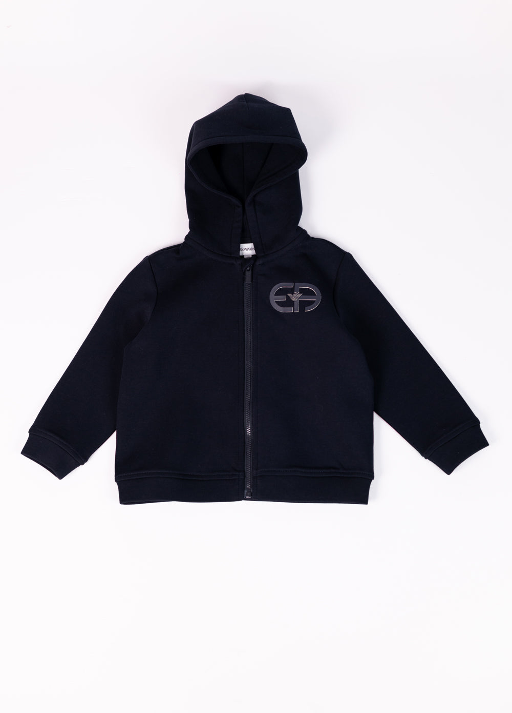 Emporio Armani Zipped Hoodie with Logo