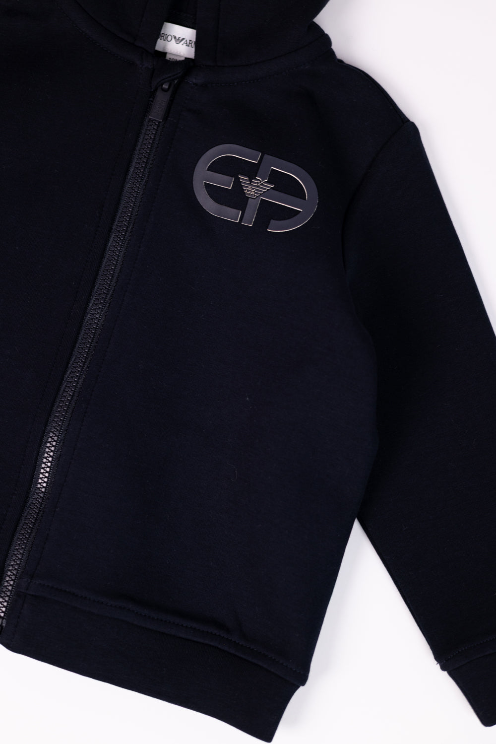 Emporio Armani Zipped Hoodie with Logo