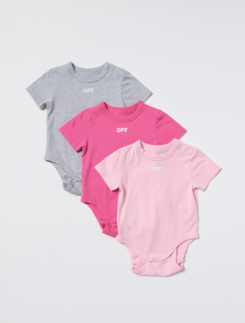 Pack of 3 Bodysuits OFF Stamp
